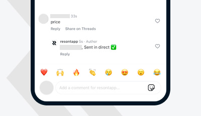Reply in Comment as Well