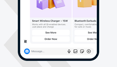Product Showcase in DM