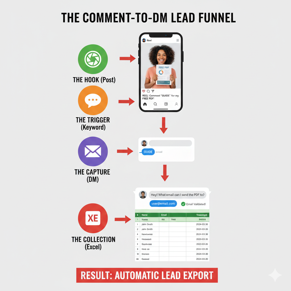Instagram lead generation capture email