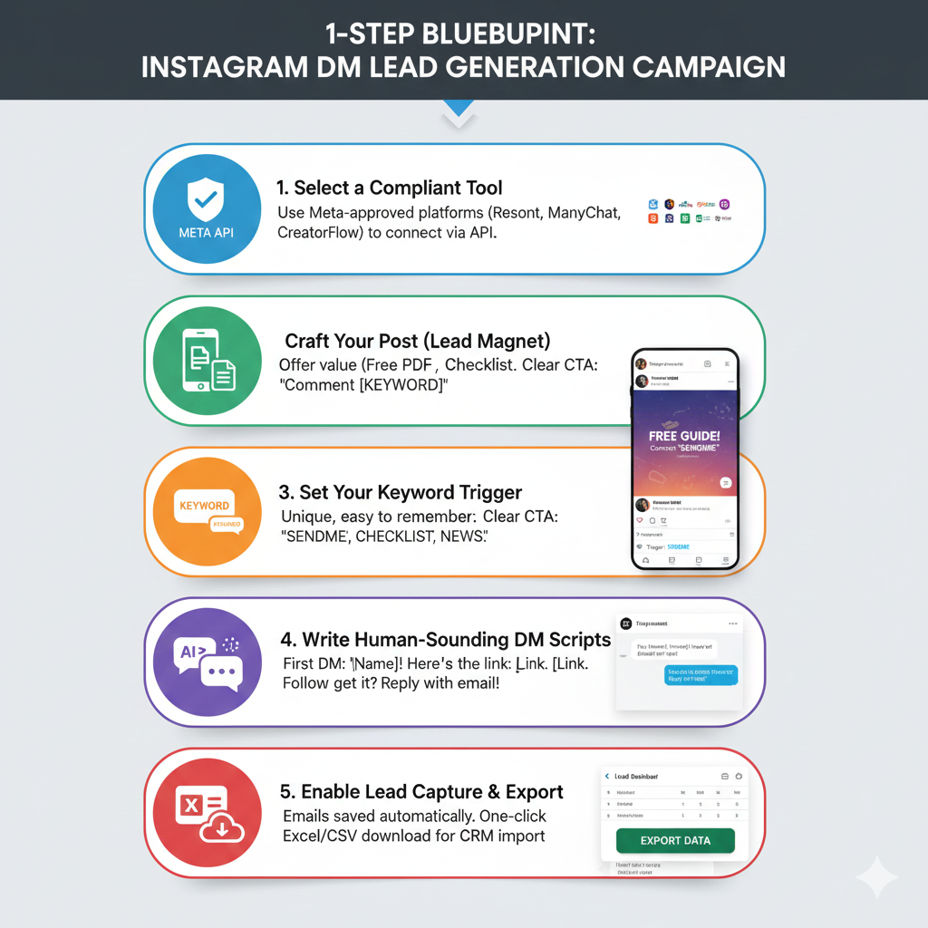 Instagram DM lead generation campaign