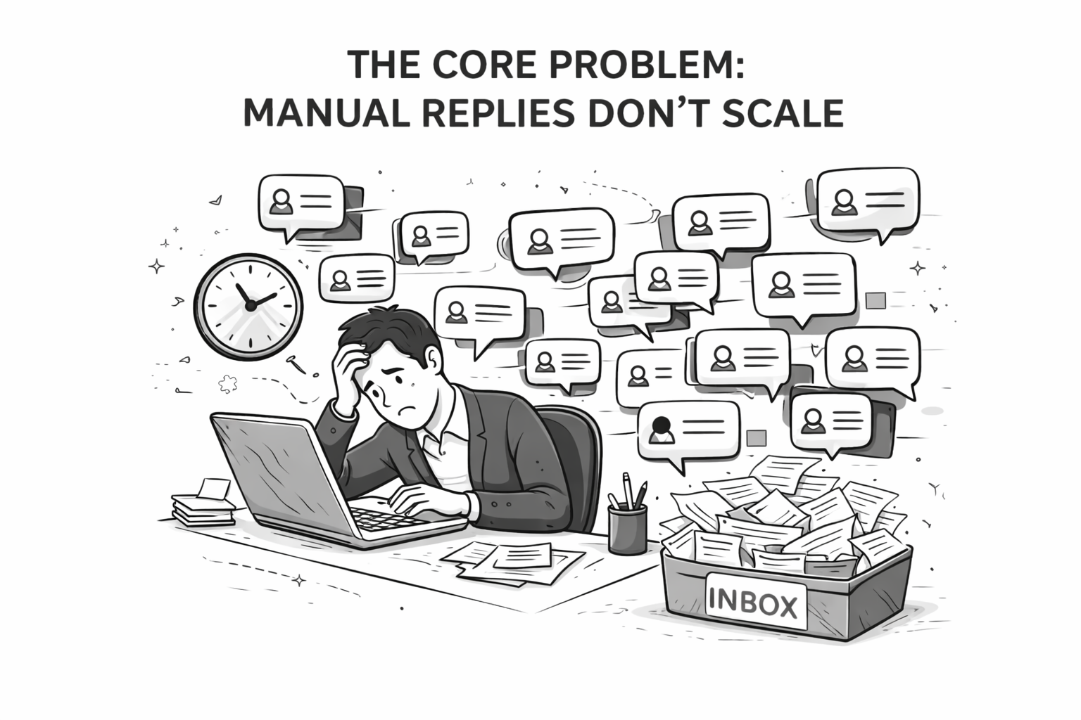 The Core Problem: Manual Replies Don’t Scale